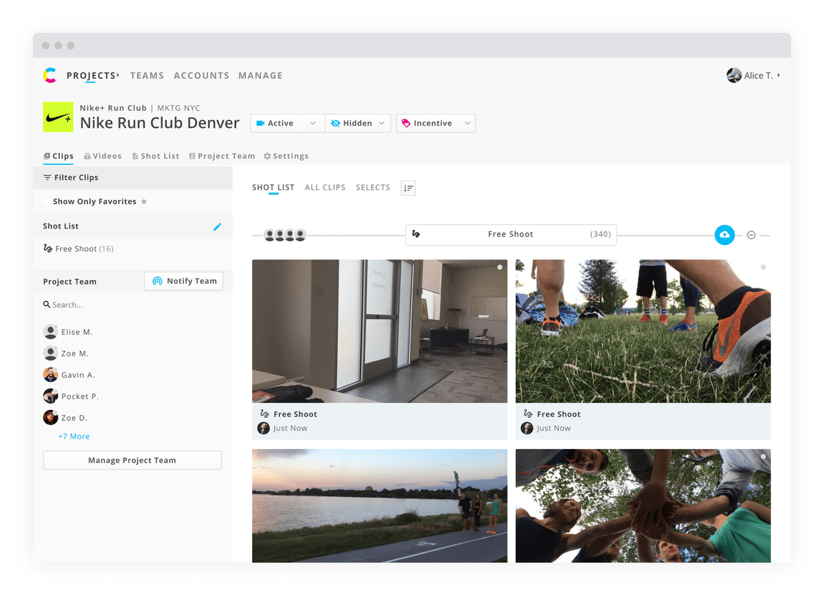 The Project view header got a complete overhaul to include new features without becoming too cluttered.